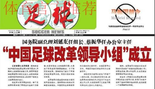 国务院足球改革发展部际联席会议办公室印发中国足球协会调整改革方案